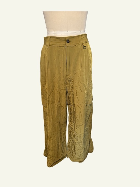 Madewell Pants - Madewell Olive Wide-Leg Trousers
